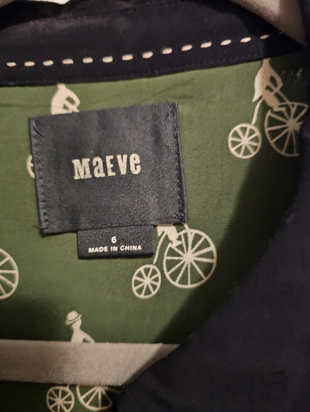 Anthropologie Maeve Green Button Down - Picture 2 of 7